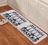 Homestic PVC Kitchen Floor Mat|Anti-Skid Backing|Mats for Kitchen Floor |Easily Washable|Idol for Home, Kitchen Entrance| CF-220808 | Multi